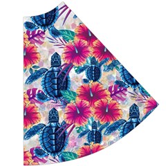 Tropical Flowers Turtles CBDOilPrincess Edf1ea6f Back Dress Right