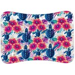Tropical Flowers Turtles CBDOilPrincess Edf1ea6f-2cc5-4f0b-a5cc-9c146c7d79e4 Velour Seat Head Rest Cushion