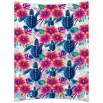 Tropical Flowers Turtles CBDOilPrincess Edf1ea6f-2cc5-4f0b-a5cc-9c146c7d79e4 Back Support Cushion