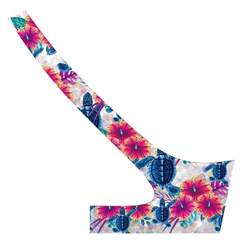 Tropical Flowers Turtles CBDOilPrincess Edf1ea6f Back Right