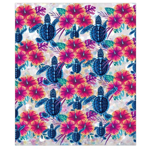 Tropical Flowers Turtles CBDOilPrincess Edf1ea6f Back Strap