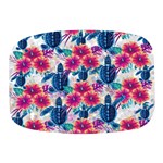Tropical Flowers Turtles CBDOilPrincess Edf1ea6f-2cc5-4f0b-a5cc-9c146c7d79e4 Mini Square Pill Box