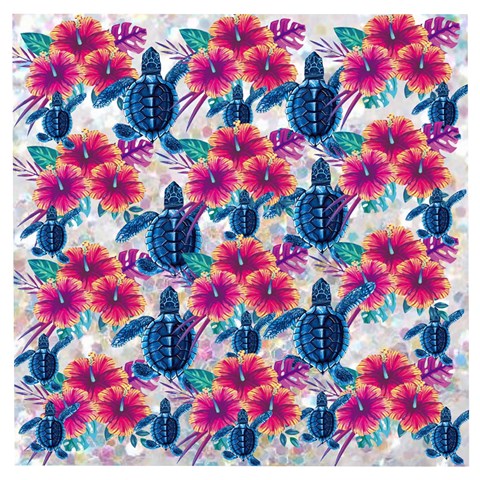 Tropical Flowers Turtles CBDOilPrincess Edf1ea6f Front