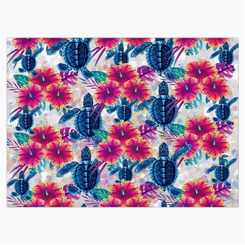 Tropical Flowers Turtles CBDOilPrincess Edf1ea6f Front