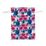 Tropical Flowers Turtles CBDOilPrincess Edf1ea6f-2cc5-4f0b-a5cc-9c146c7d79e4 Lightweight Drawstring Pouch (M)
