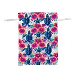 Tropical Flowers Turtles CBDOilPrincess Edf1ea6f-2cc5-4f0b-a5cc-9c146c7d79e4 Lightweight Drawstring Pouch (L)