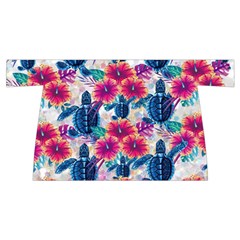 Tropical Flowers Turtles CBDOilPrincess Edf1ea6f Back