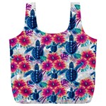 Tropical Flowers Turtles CBDOilPrincess Edf1ea6f-2cc5-4f0b-a5cc-9c146c7d79e4 Full Print Recycle Bag (XXL)