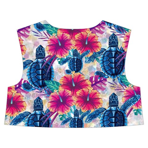 Tropical Flowers Turtles CBDOilPrincess Edf1ea6f Back Top