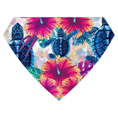 Tropical Flowers Turtles CBDOilPrincess Edf1ea6f Necktie Sticker