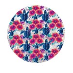 Tropical Flowers Turtles CBDOilPrincess Edf1ea6f-2cc5-4f0b-a5cc-9c146c7d79e4 Mini Round Pill Box (Pack of 3)