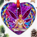 Psychedelic Meditation  CBDOilPrincess  71bfb2da-e92a-4d84-8ee3-468fa9cd04c2 Ornament (Heart)