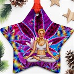 Psychedelic Meditation  CBDOilPrincess  71bfb2da-e92a-4d84-8ee3-468fa9cd04c2 Ornament (Star)