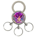 Psychedelic Meditation  CBDOilPrincess  71bfb2da-e92a-4d84-8ee3-468fa9cd04c2 3-Ring Key Chain