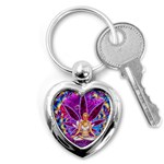 Psychedelic Meditation  CBDOilPrincess  71bfb2da-e92a-4d84-8ee3-468fa9cd04c2 Key Chain (Heart)