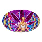 Psychedelic Meditation  CBDOilPrincess  71bfb2da-e92a-4d84-8ee3-468fa9cd04c2 Oval Magnet