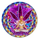 Psychedelic Meditation  CBDOilPrincess  71bfb2da-e92a-4d84-8ee3-468fa9cd04c2 Magnet 5  (Round)