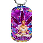 Psychedelic Meditation  CBDOilPrincess  71bfb2da-e92a-4d84-8ee3-468fa9cd04c2 Dog Tag (Two Sides)