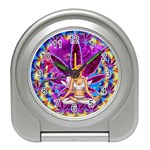 Psychedelic Meditation  CBDOilPrincess  71bfb2da-e92a-4d84-8ee3-468fa9cd04c2 Travel Alarm Clock