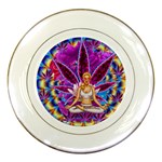 Psychedelic Meditation  CBDOilPrincess  71bfb2da-e92a-4d84-8ee3-468fa9cd04c2 Porcelain Plates