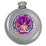 Psychedelic Meditation  CBDOilPrincess  71bfb2da-e92a-4d84-8ee3-468fa9cd04c2 Round Hip Flask (5 oz)