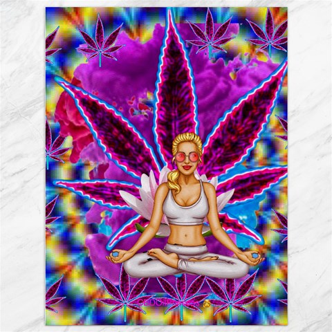 Psychedelic Meditation  CBDOilPrincess  71bfb2da 35.26 x46.15  Canvas - 1