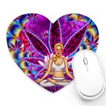 Psychedelic Meditation  CBDOilPrincess  71bfb2da-e92a-4d84-8ee3-468fa9cd04c2 Heart Mousepads