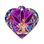 Psychedelic Meditation  CBDOilPrincess  71bfb2da-e92a-4d84-8ee3-468fa9cd04c2 Dog Tag Heart (Two Sides)