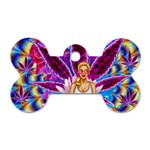Psychedelic Meditation  CBDOilPrincess  71bfb2da-e92a-4d84-8ee3-468fa9cd04c2 Dog Tag Bone (Two Sides)