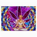 Psychedelic Meditation  CBDOilPrincess  71bfb2da-e92a-4d84-8ee3-468fa9cd04c2 Large Glasses Cloth