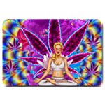 Psychedelic Meditation  CBDOilPrincess  71bfb2da-e92a-4d84-8ee3-468fa9cd04c2 Large Doormat 