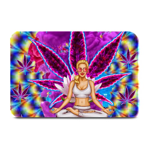 Psychedelic Meditation  CBDOilPrincess  71bfb2da 18 x12  Plate Mat