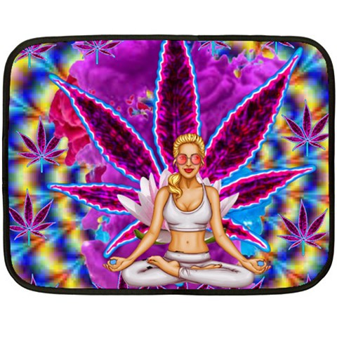 Psychedelic Meditation  CBDOilPrincess  71bfb2da 35 x27  Blanket