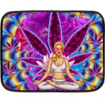 Psychedelic Meditation  CBDOilPrincess  71bfb2da-e92a-4d84-8ee3-468fa9cd04c2 Double Sided Fleece Blanket (Mini) 