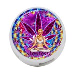 Psychedelic Meditation  CBDOilPrincess  71bfb2da-e92a-4d84-8ee3-468fa9cd04c2 4-Port USB Hub (Two Sides)