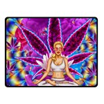 Psychedelic Meditation  CBDOilPrincess  71bfb2da-e92a-4d84-8ee3-468fa9cd04c2 Fleece Blanket (Small)