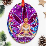 Psychedelic Meditation  CBDOilPrincess  71bfb2da-e92a-4d84-8ee3-468fa9cd04c2 Oval Filigree Ornament (Two Sides)