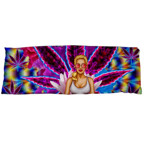Psychedelic Meditation  CBDOilPrincess  71bfb2da Body Pillow Case