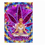 Psychedelic Meditation  CBDOilPrincess  71bfb2da-e92a-4d84-8ee3-468fa9cd04c2 Large Garden Flag (Two Sides)