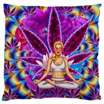 Psychedelic Meditation  CBDOilPrincess  71bfb2da-e92a-4d84-8ee3-468fa9cd04c2 Large Cushion Case (Two Sides)