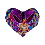 Psychedelic Meditation  CBDOilPrincess  71bfb2da-e92a-4d84-8ee3-468fa9cd04c2 Standard 16  Premium Heart Shape Cushions