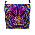 Psychedelic Meditation  CBDOilPrincess  71bfb2da-e92a-4d84-8ee3-468fa9cd04c2 Flap Closure Messenger Bag (L)