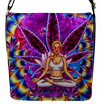 Psychedelic Meditation  CBDOilPrincess  71bfb2da-e92a-4d84-8ee3-468fa9cd04c2 Flap Closure Messenger Bag (S)