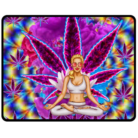 Psychedelic Meditation  CBDOilPrincess  71bfb2da 58.8 x47.4  Blanket Front
