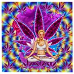 Psychedelic Meditation  CBDOilPrincess  71bfb2da-e92a-4d84-8ee3-468fa9cd04c2 Wooden Puzzle Square