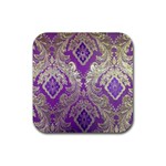 Purple & Gold  CBDOilPrincess E70d1a7c-502f-48a3-839e-eea25bfe4633 Rubber Coaster (Square) 