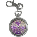 Purple & Gold  CBDOilPrincess E70d1a7c-502f-48a3-839e-eea25bfe4633 Key Chain Watches