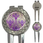 Purple & Gold  CBDOilPrincess E70d1a7c-502f-48a3-839e-eea25bfe4633 3-in-1 Golf Divots