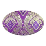 Purple & Gold  CBDOilPrincess E70d1a7c-502f-48a3-839e-eea25bfe4633 Oval Magnet