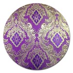 Purple & Gold  CBDOilPrincess E70d1a7c-502f-48a3-839e-eea25bfe4633 Magnet 5  (Round)
